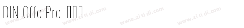 DIN Offc Pro字体转换